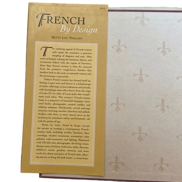 French By Design Coffee Table Book by - Brown and Cream - Picture 8 of 11